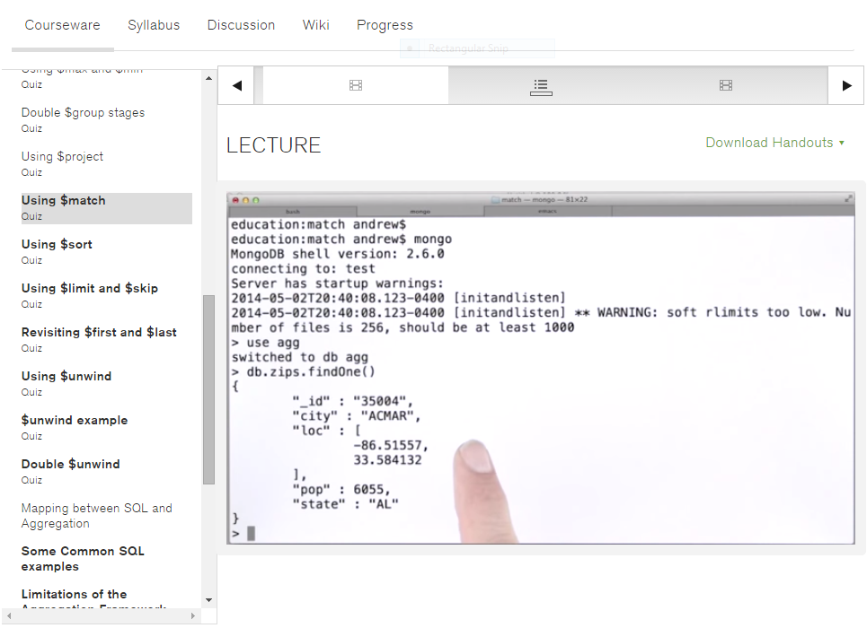 mongodb-university-01-lecture